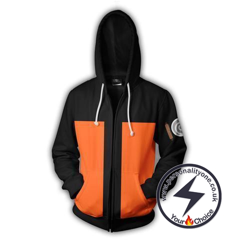Naruto Youth Naruto Ninja Zip Up Hoodie Jacket
